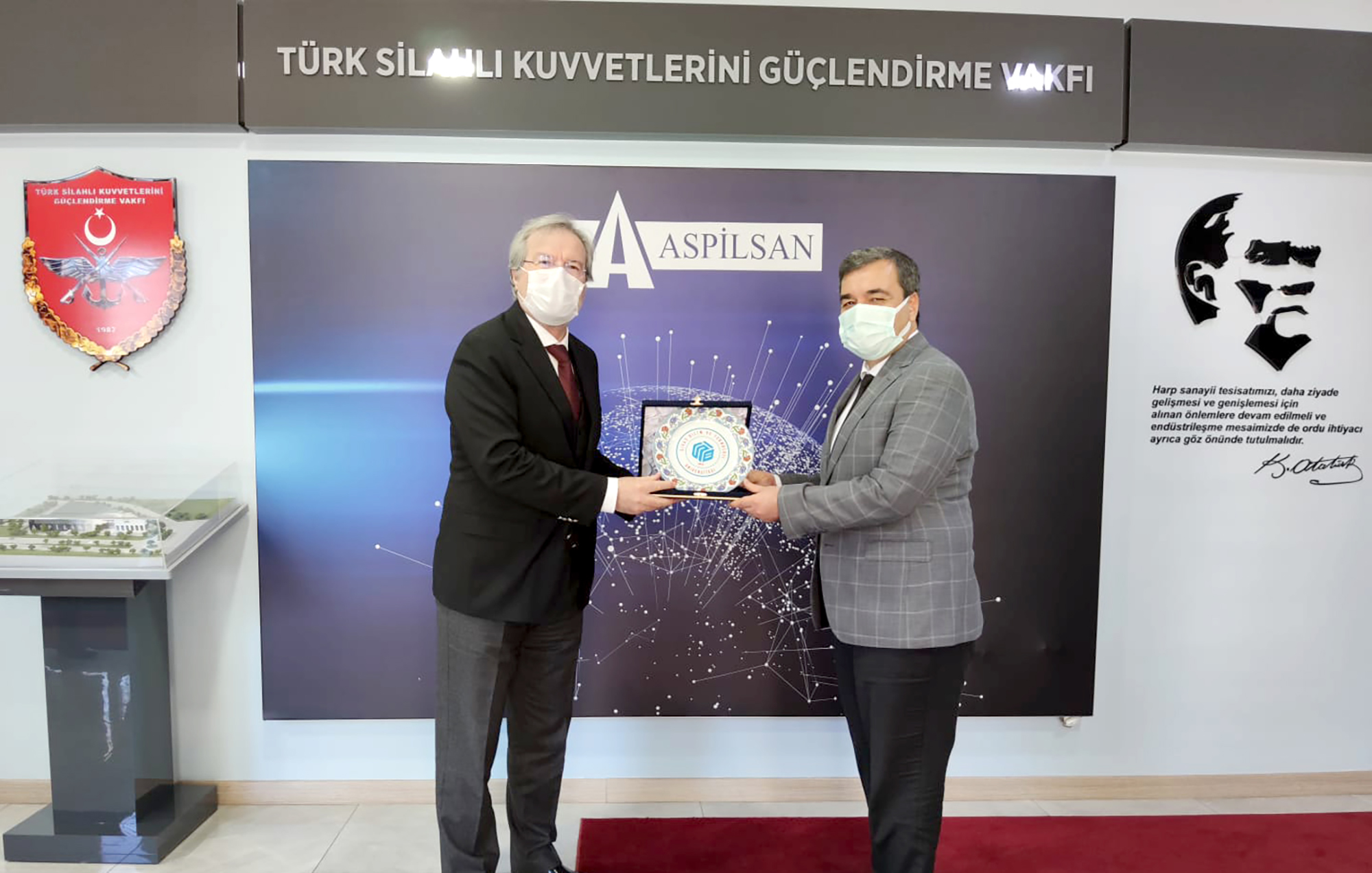 Rektörümüz Prof. Dr. Mehmet Kul ASPİLSAN Enerjiyi Ziyaret Etti
