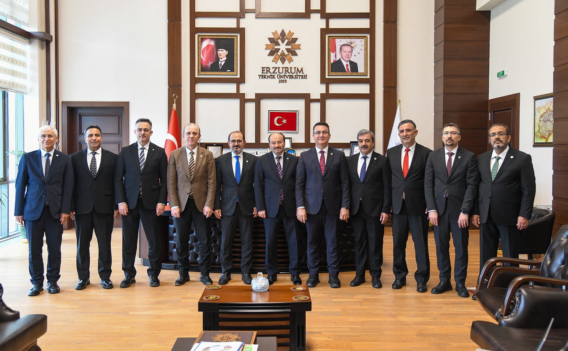 Rektörümüz Prof. Dr. Mehmet Kul, Erzurum'da Teknik Üniversiteler Birliği Etkinliklerine Katıldı