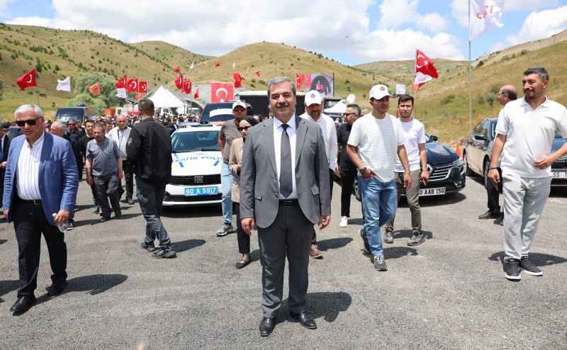 SBTÜ Rektörü Prof. Dr. Mehmet Kul, Çamlıbel Tüneli Temel Atma Törenine Katıldı