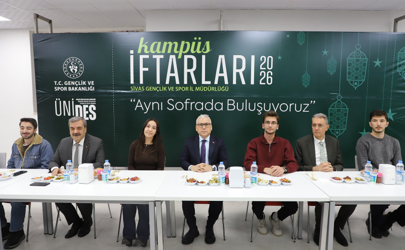 Sivas Bilim ve Teknoloji Üniversitesi’nde “Aynı Sofrada Buluşuyoruz” Kampüs İftarı Düzenlendi