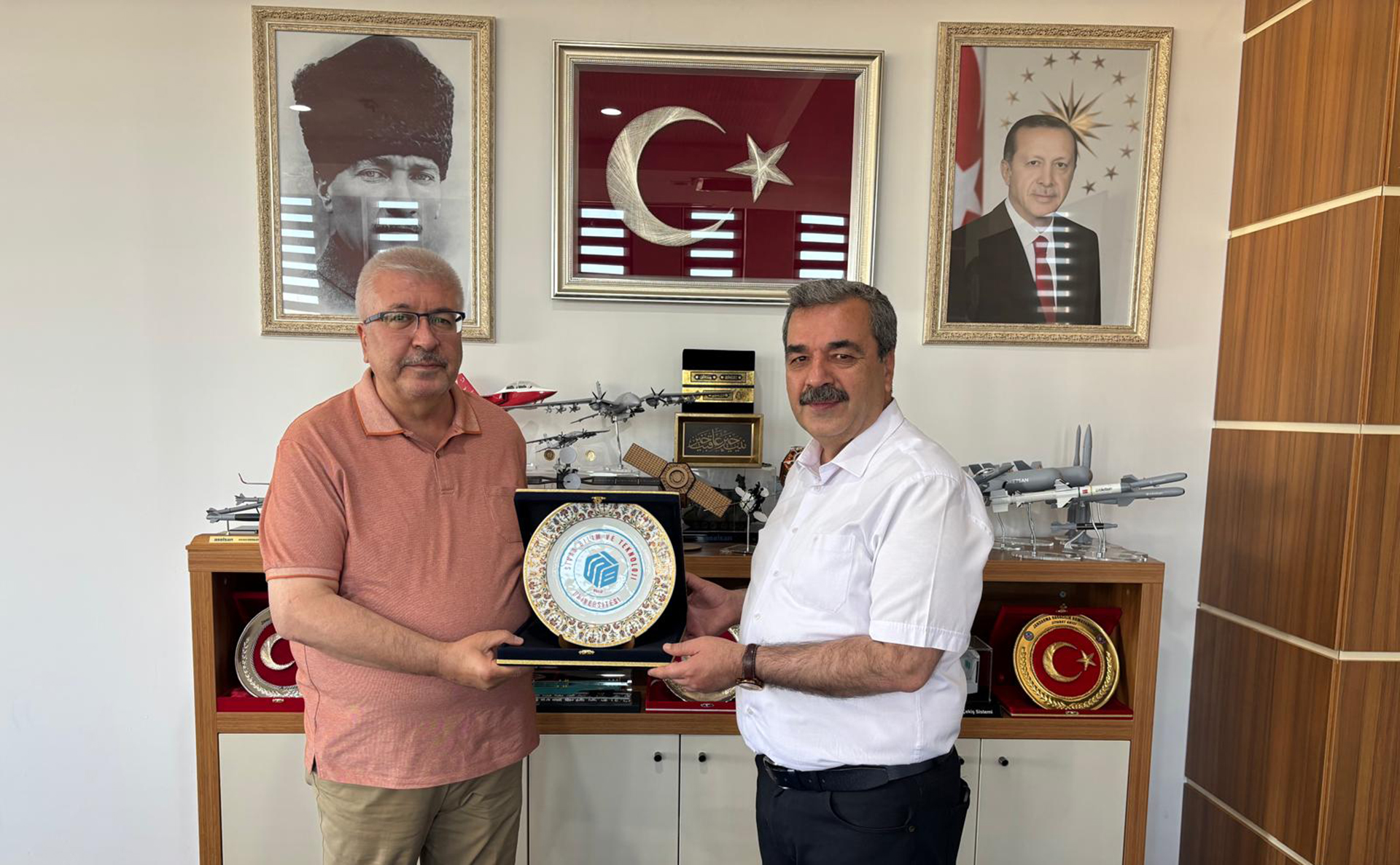 Sinop Üniversitesi Rektörü Prof. Dr. Şakir Taşdemir SBTÜ’yü Ziyaret Etti