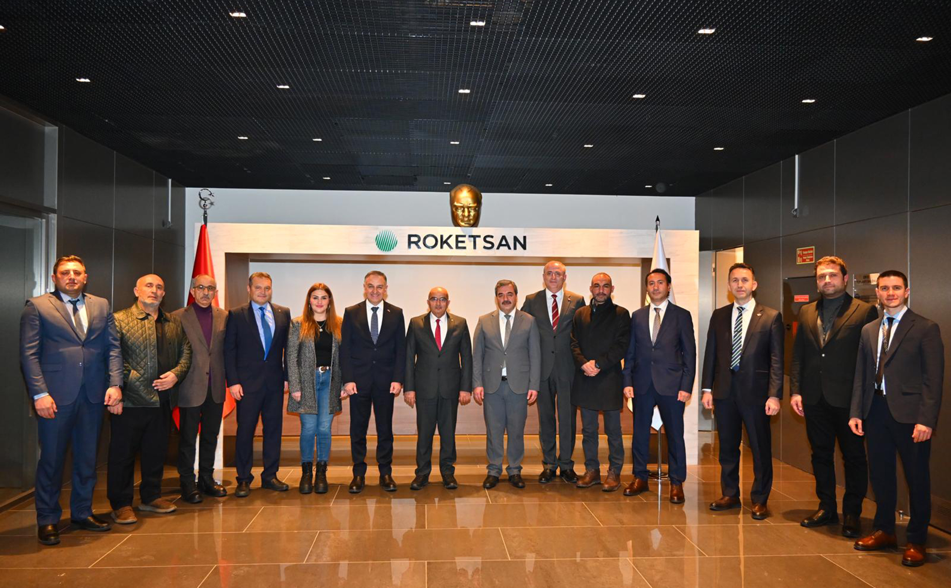 Prof. Dr. Mehmet Kul ve Sivaslı İş İnsanları Roketsan Tesislerini Ziyaret Etti