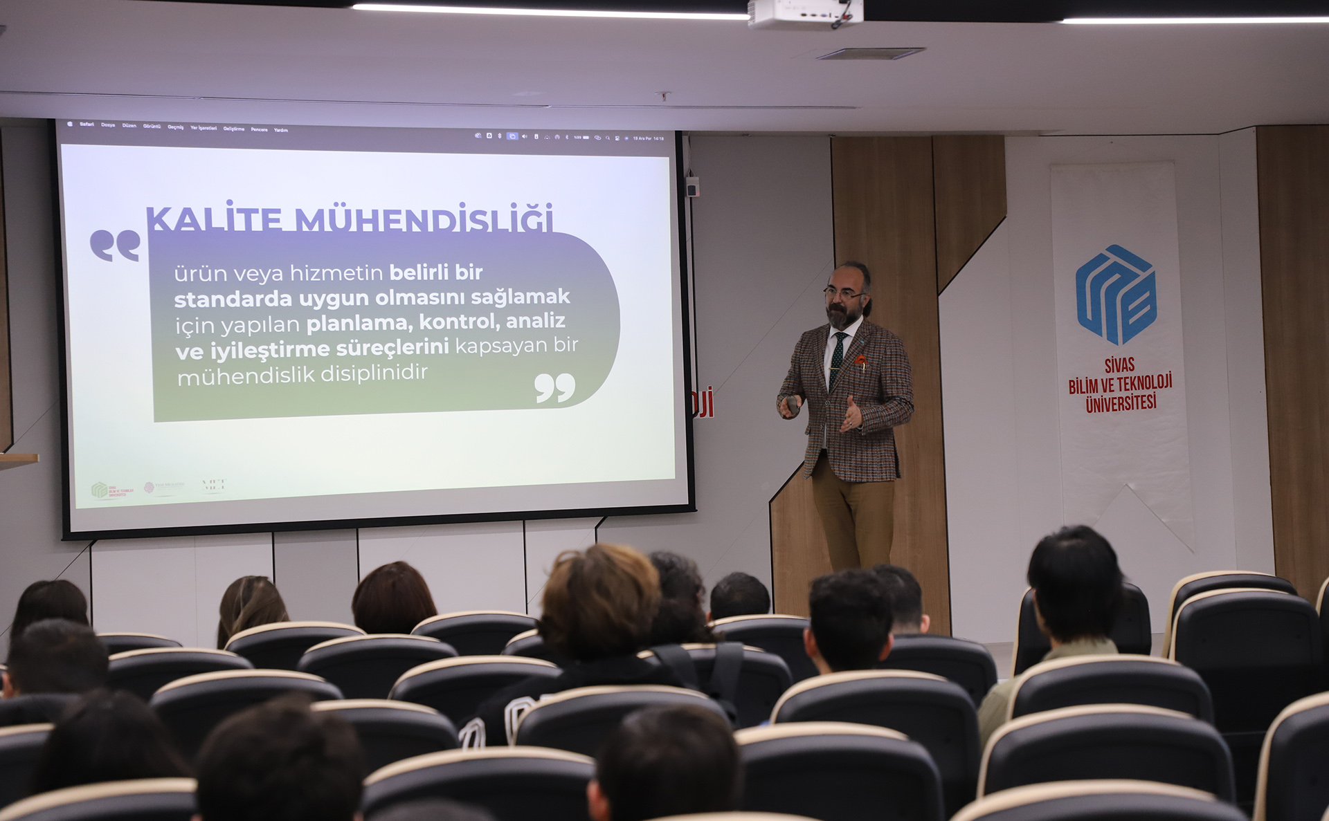 Tokuş, Geleceğin Mühendislerine Kalite Mühendisliğini Anlattı