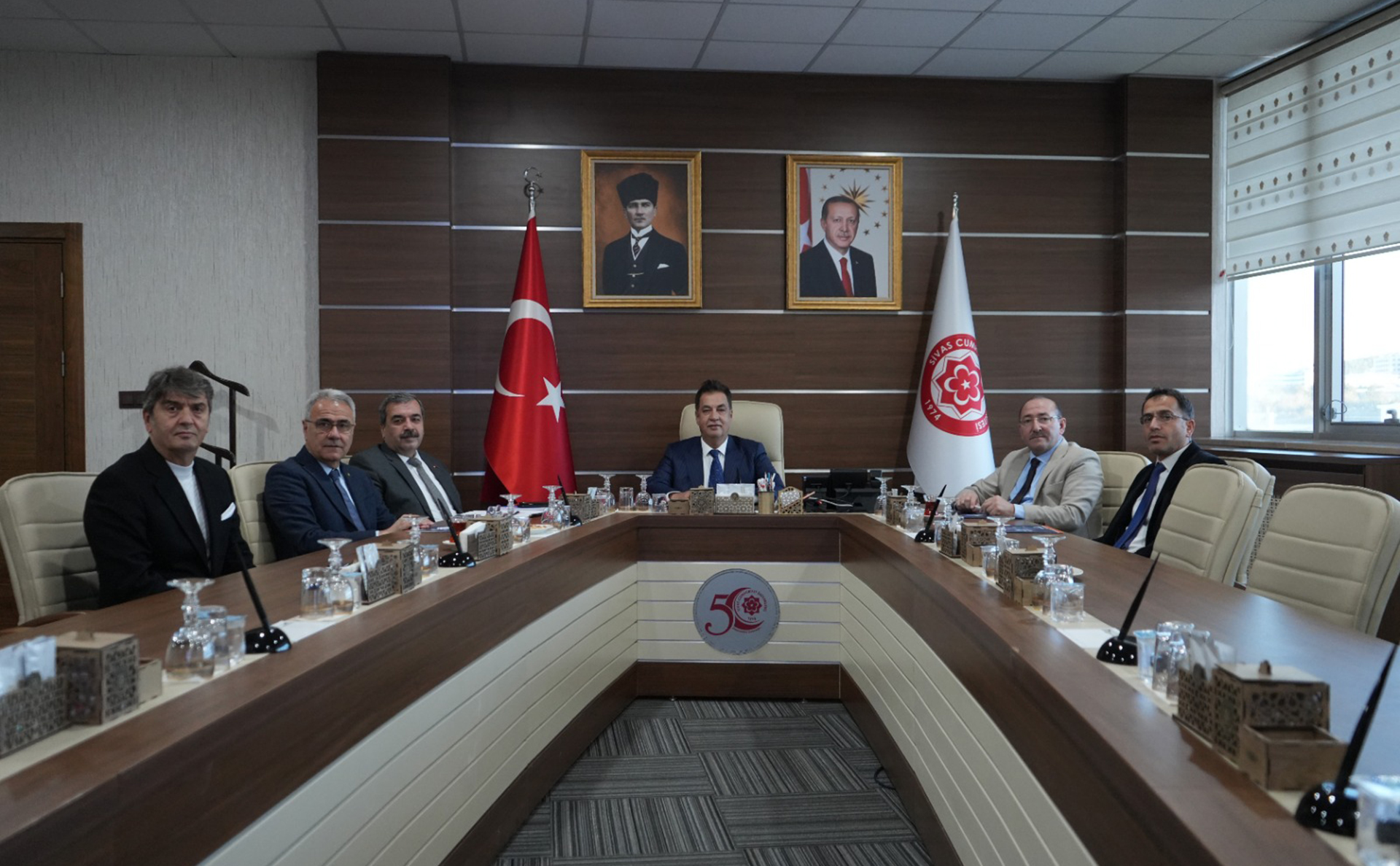 Rektörümüz Prof. Dr. Mehmet Kul Cumhuriyet Teknokent Yönetim Kurulu Toplantısına Katıldı