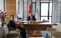 Güneykaya Belediye Başkanı Hüseyin Kırışkuzu’dan Rektörümüze Nezaket Ziyareti