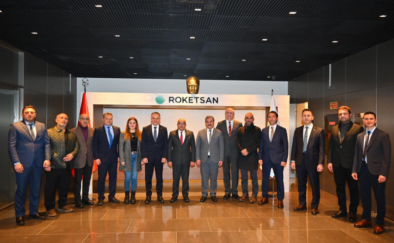 Prof. Dr. Mehmet Kul ve Sivaslı İş İnsanları Roketsan Tesislerini Ziyaret Etti
