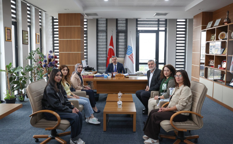 Yeşilay Sivas Şube Başkanlığından Rektörümüz Prof. Dr. Mehmet Kul’a Nezaket Ziyareti