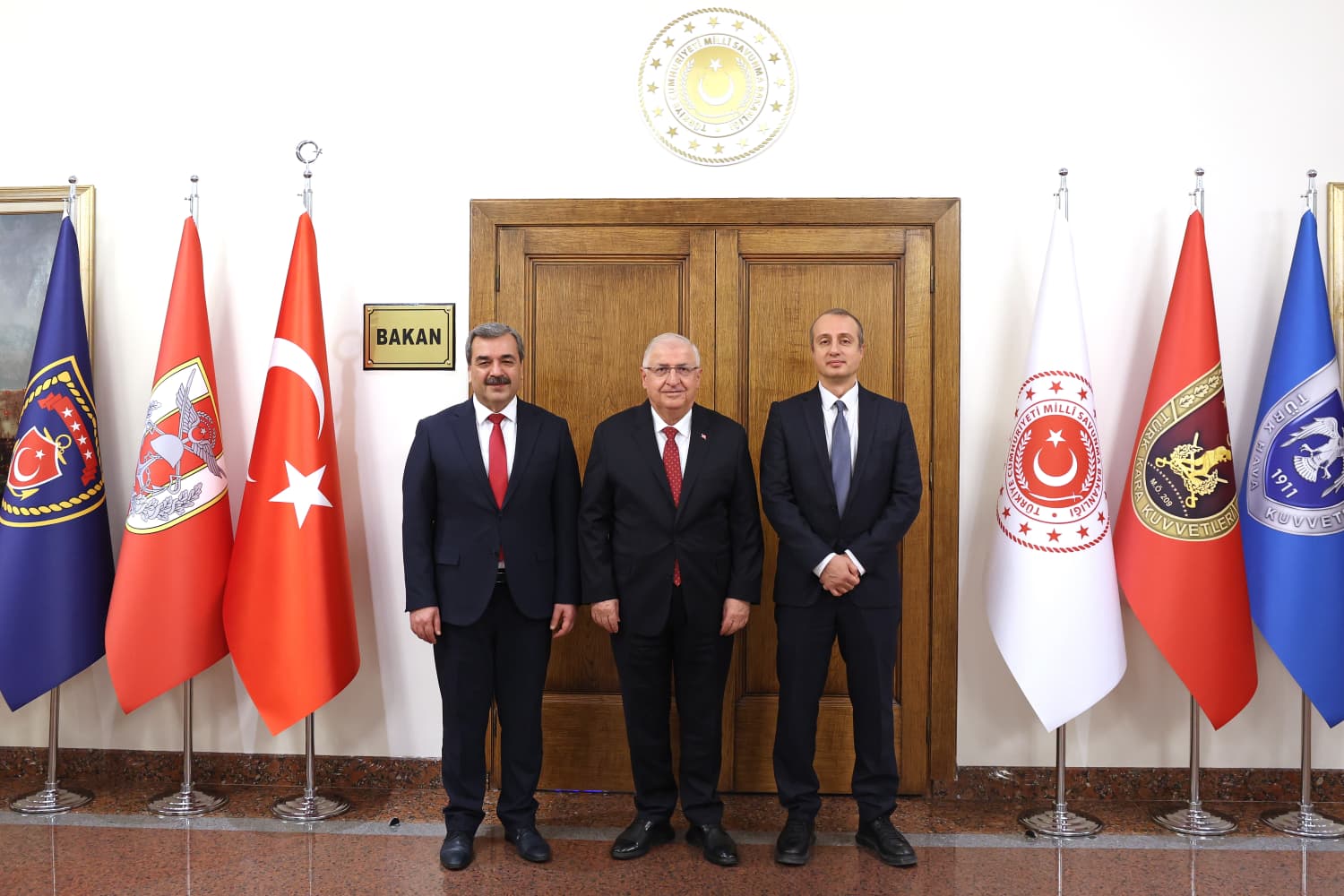 Rektörümüz Prof. Dr. Mehmet Kul’dan Millî Savunma Bakanımız Yaşar Güler’e Ziyaret